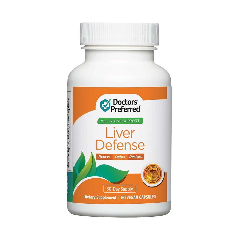 DOCTORS' PREFERRED Liver Defense with Milk Thistle - 60 Capsules