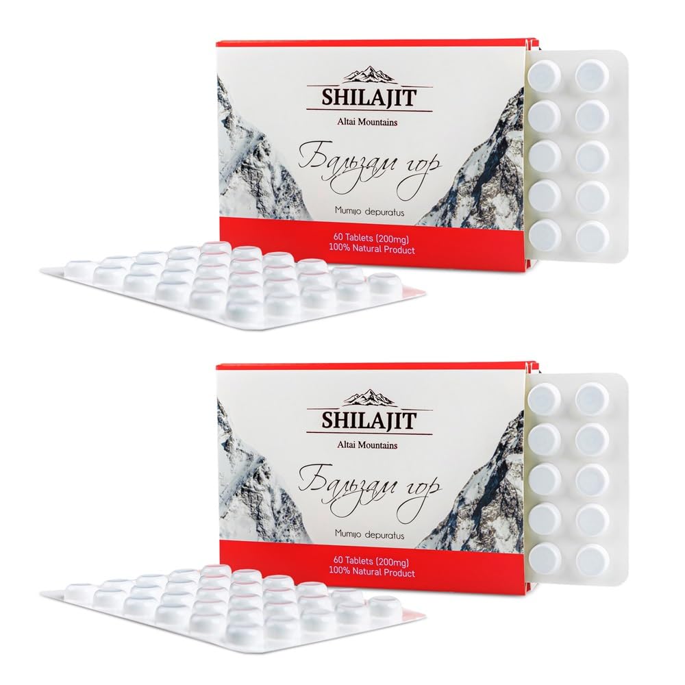 Siberian Green Altai Shilajit Tablets Mountain Balsam