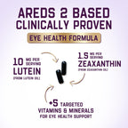 Nature's Peak Eye Vitamins Supplements - 3x Strength Eye Health