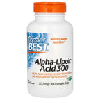 Doctor's BEST Alpha Lipoic Acid 300 mg - 180 Vegetarian Capsules