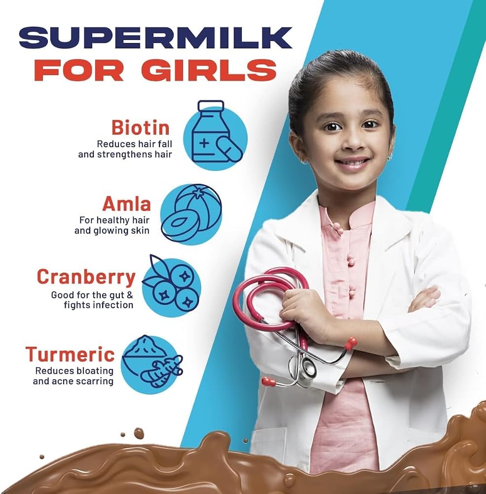 Generic Senta Goldy SuperMilk 13+ Girls Protein Powder Growth - 400 g - image 4