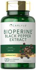 Carlyle Bioperine 10mg Black Pepper Extract - 120 Capsules