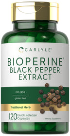 Carlyle Bioperine 10mg Black Pepper Extract - 120 Capsules