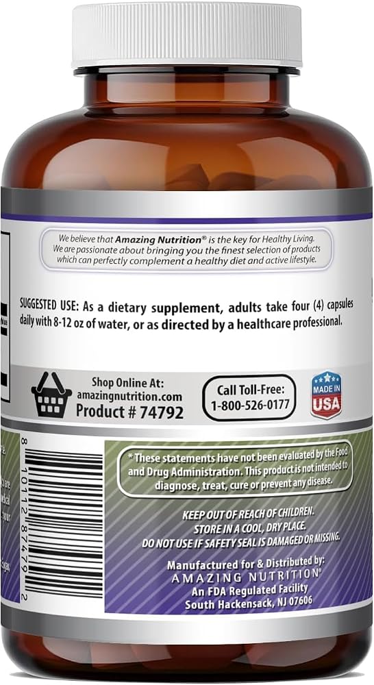 Amazing Formulas Creatine Monohydrate 3000 Mg Per Serving Capsules
