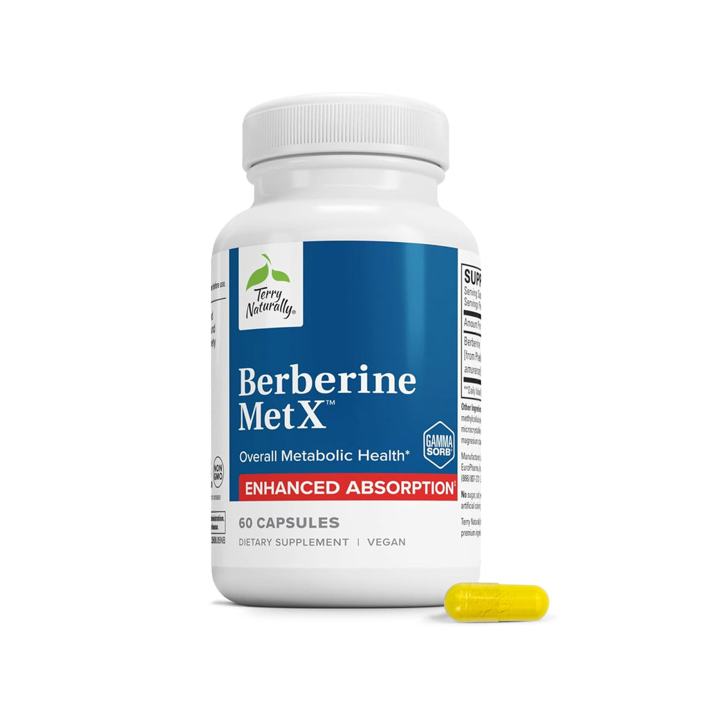 Terry Naturally Berberine MetX Extra Strength - 60 Capsules