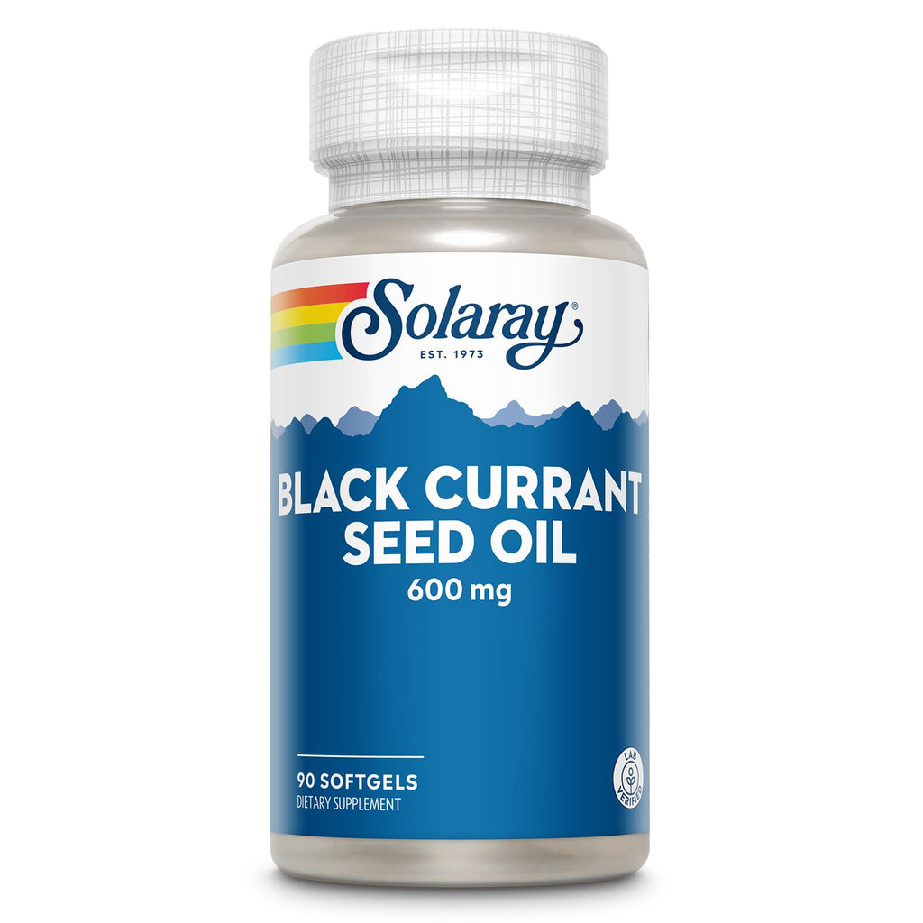 SOLARAY Black Currant Seed Oil 600 mg - 90 Softgels