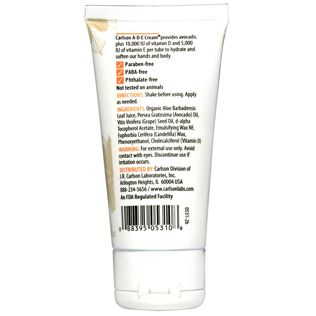 Carlson ADE Hand and Body Cream with Vitamin D - 2 oz - image 2
