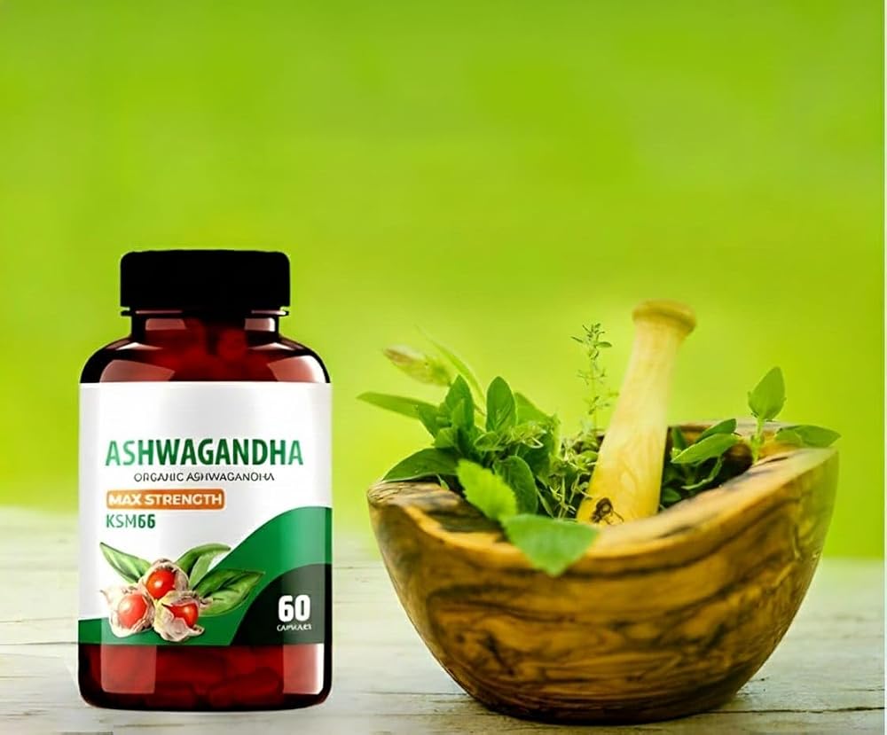 Generic Vedrisi Ashwagandha Capsules KSM-66 for Wellness - 60 Capsules - image 3