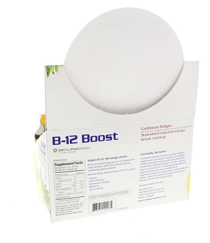 1ST STEP Vitamin B12 Liquid Energy Boost - 12 Bottles - image 4