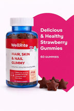 Wellrite Hair, Skin & Nail Gummy Vitamins - 60 Gummies - image 4