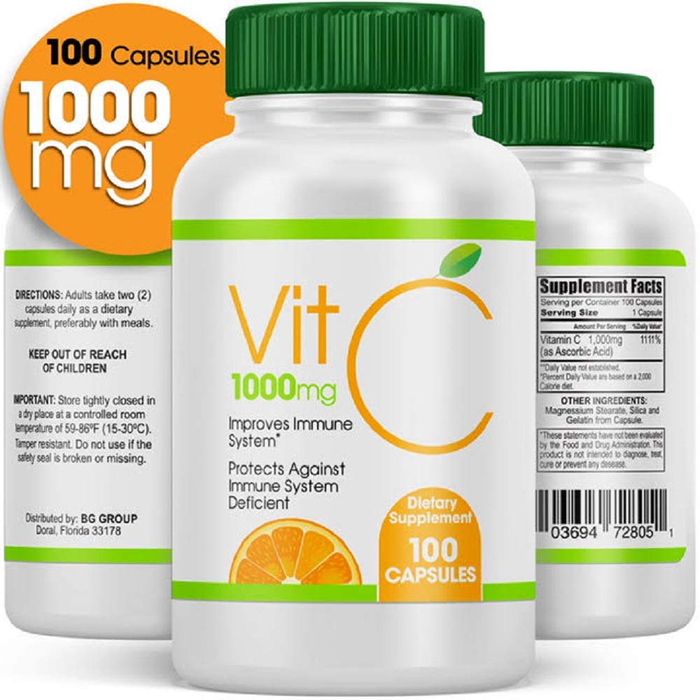 Natural Lab Vitamin C 1000mg Immune Support - 200 Capsules - image 3