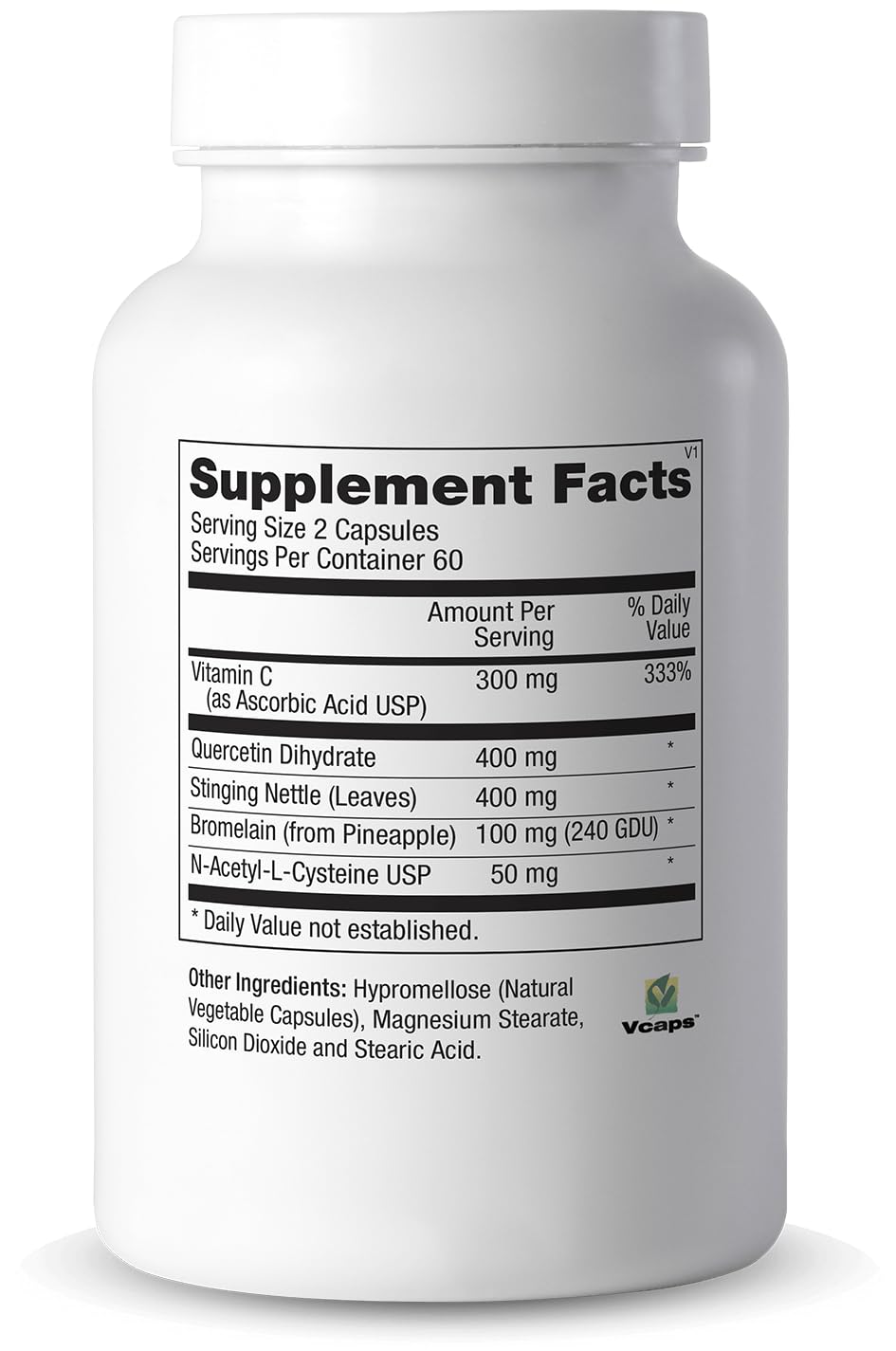 Cooper Complete Quercetin Complex with Bromelain & Vitamin C - 60 Capsules - image 2
