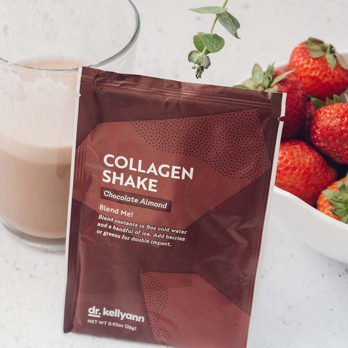 Dr. Kellyann Keto Almond Shakes - 100% Grass Fed Collagen Protein by Bone Broth