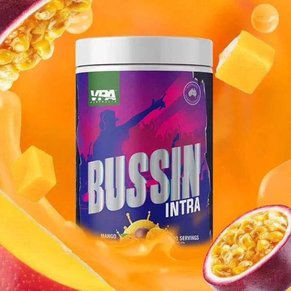 VPA BUSSIN Intra BCAA Powder Mango Passionfruit - 300g - image 2