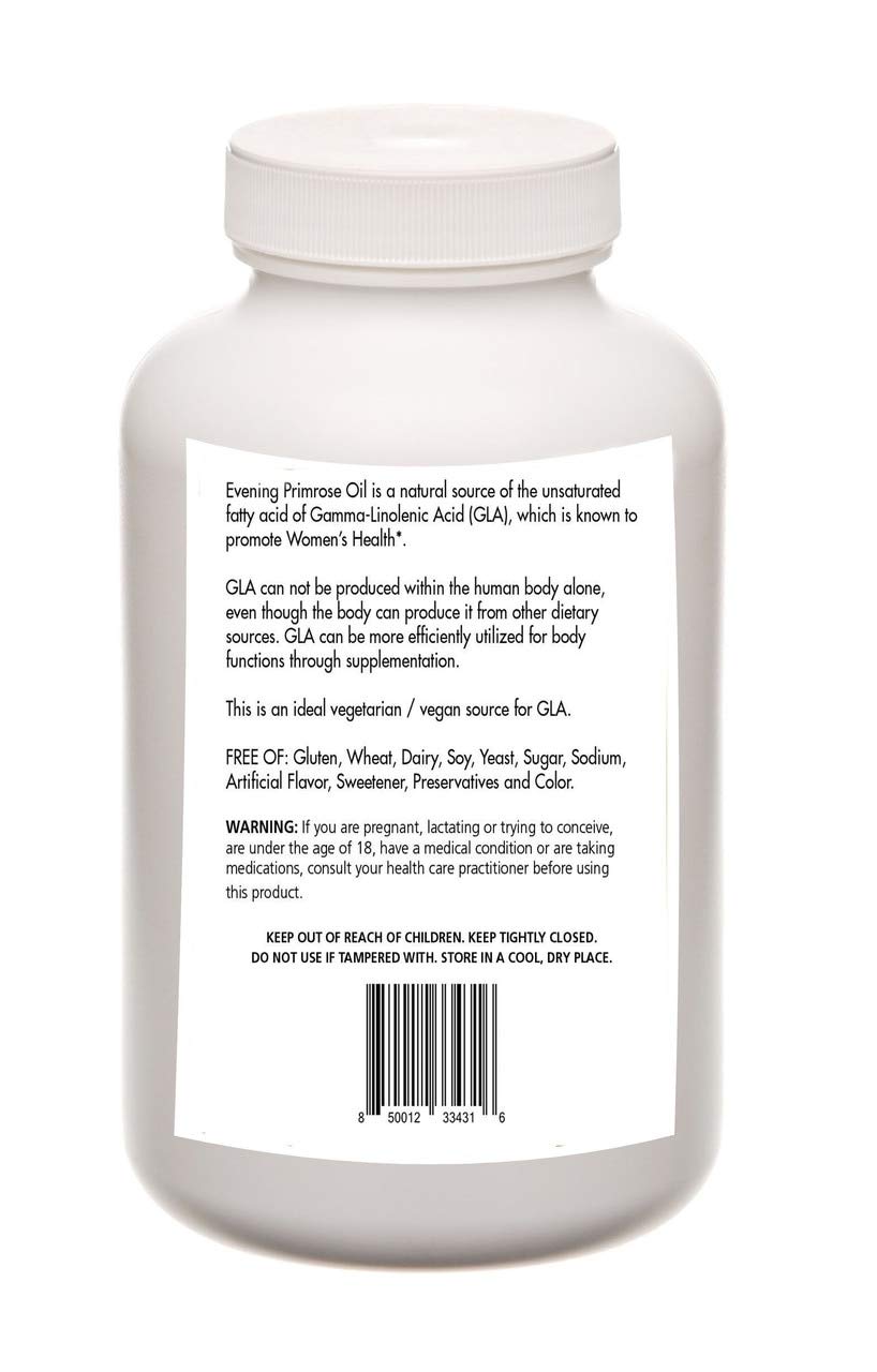 Biogenic Foods Evening Primrose Oil 1000 mg - 120 Softgels - image 4