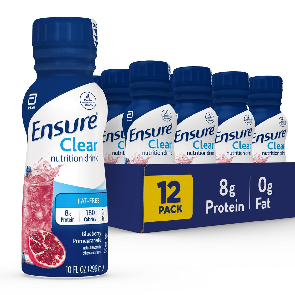 Ensure Clear Blueberry Pomegranate refreshing fruit-flavored