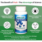 Fruit Advantage Wild Blueberry Dietary Supplement: 60 Vegetarian