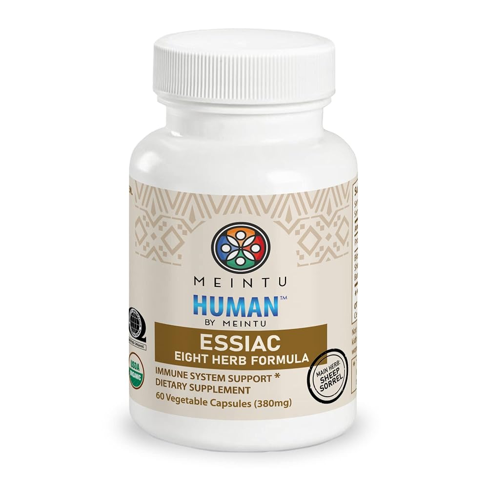 MEINTU Organic 8 Herb Essiac Capsules - 60 Capsules