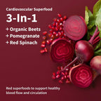 Snap Supplements Heart Beets, Beet Root Extract Superfood