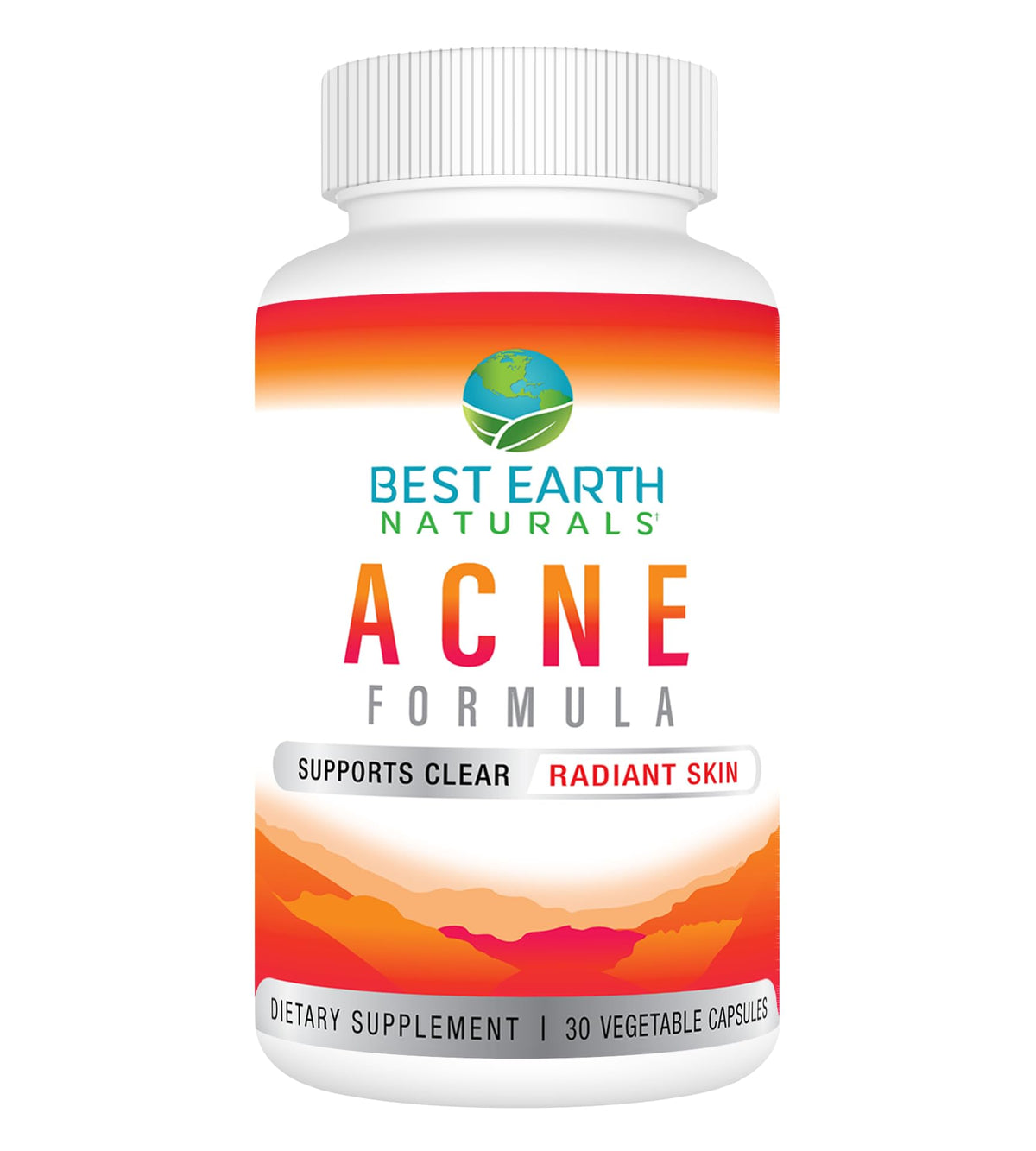 Best Earth Naturals Clear Skin Acne Support Supplement - 30 Capsules