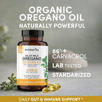 AROMAVITA Wild Oregano Oil Softgels 86% Carvacrol (High Potency)