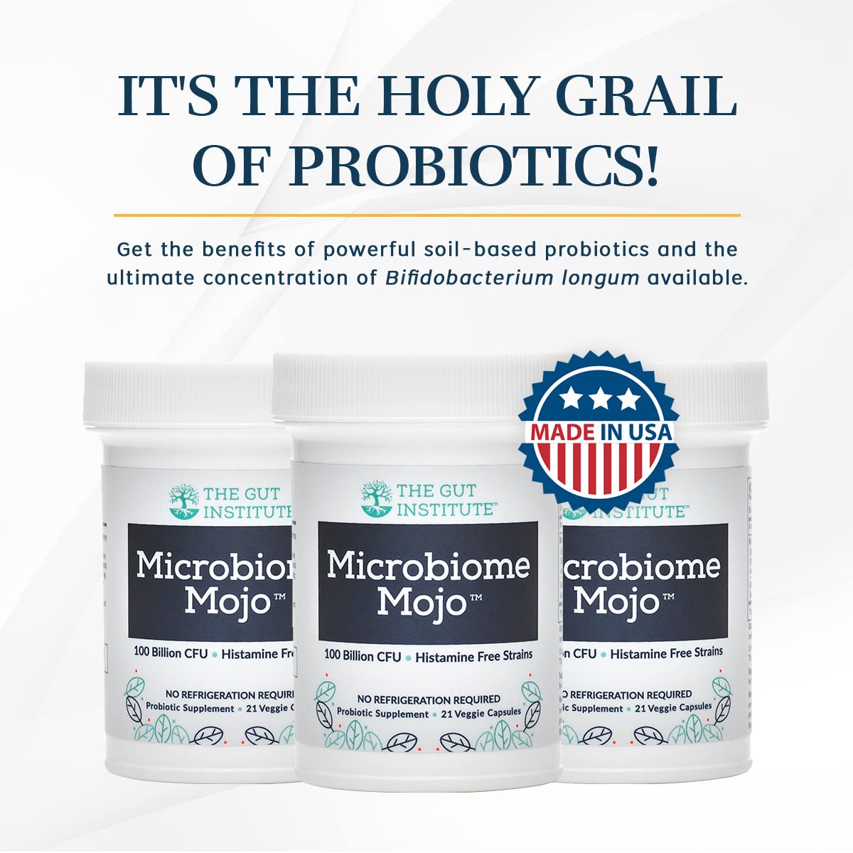 The Gut Institute Microbiome Mojo Probiotics 100B CFU - 28 Capsules - image 3