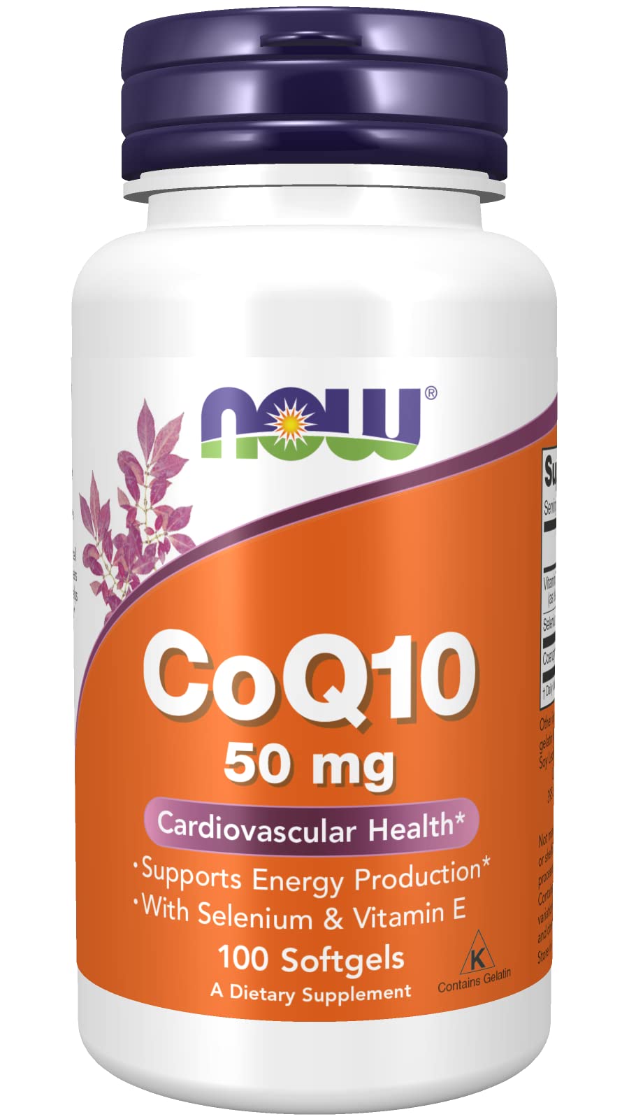 NOW Foods CoQ10 50mg with Vitamin E