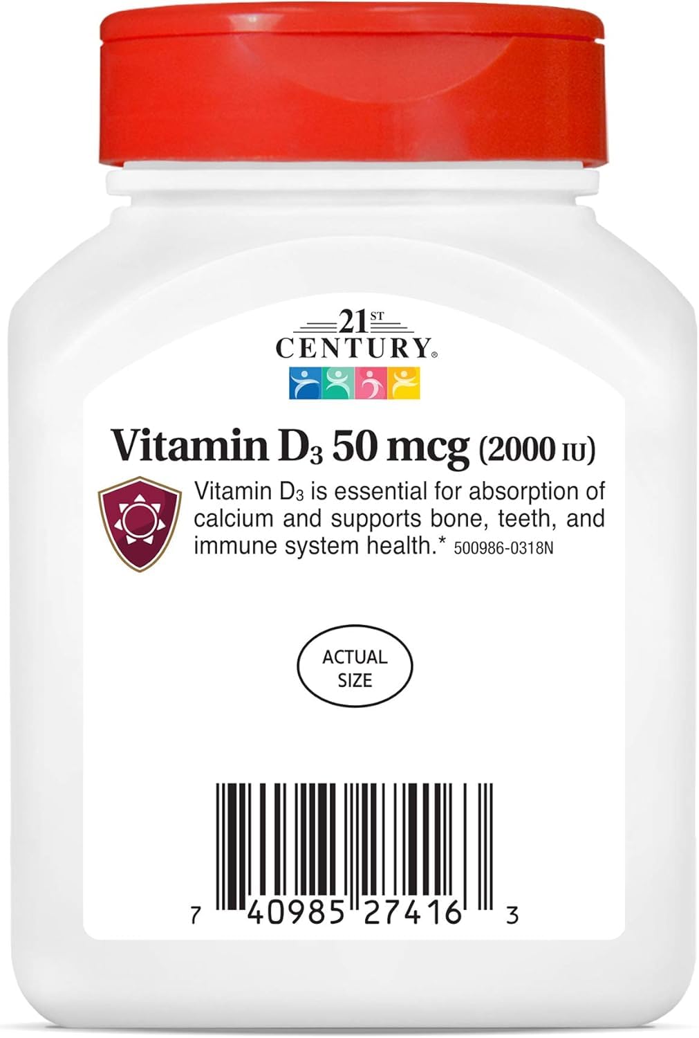 21st Century Vitamin D3 2000 IU - 750 Softgels - image 5