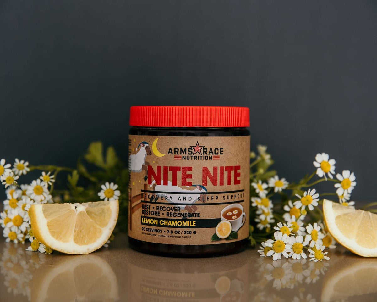 Arms Race Nutrition NITE NITE Recovery and Sleep Support Powder - 20 Servings - image 3