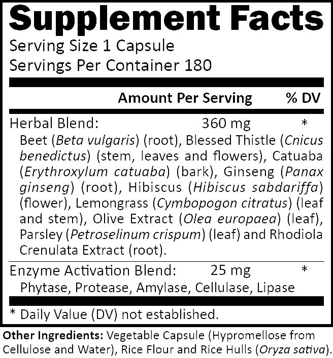 R-Garden Thyroid System Herbal Blend - 180 Capsules - image 2