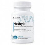 LIFEDNA Methyl + Methylfolate 5-MTHF & TMG Formula - 60 Capsules