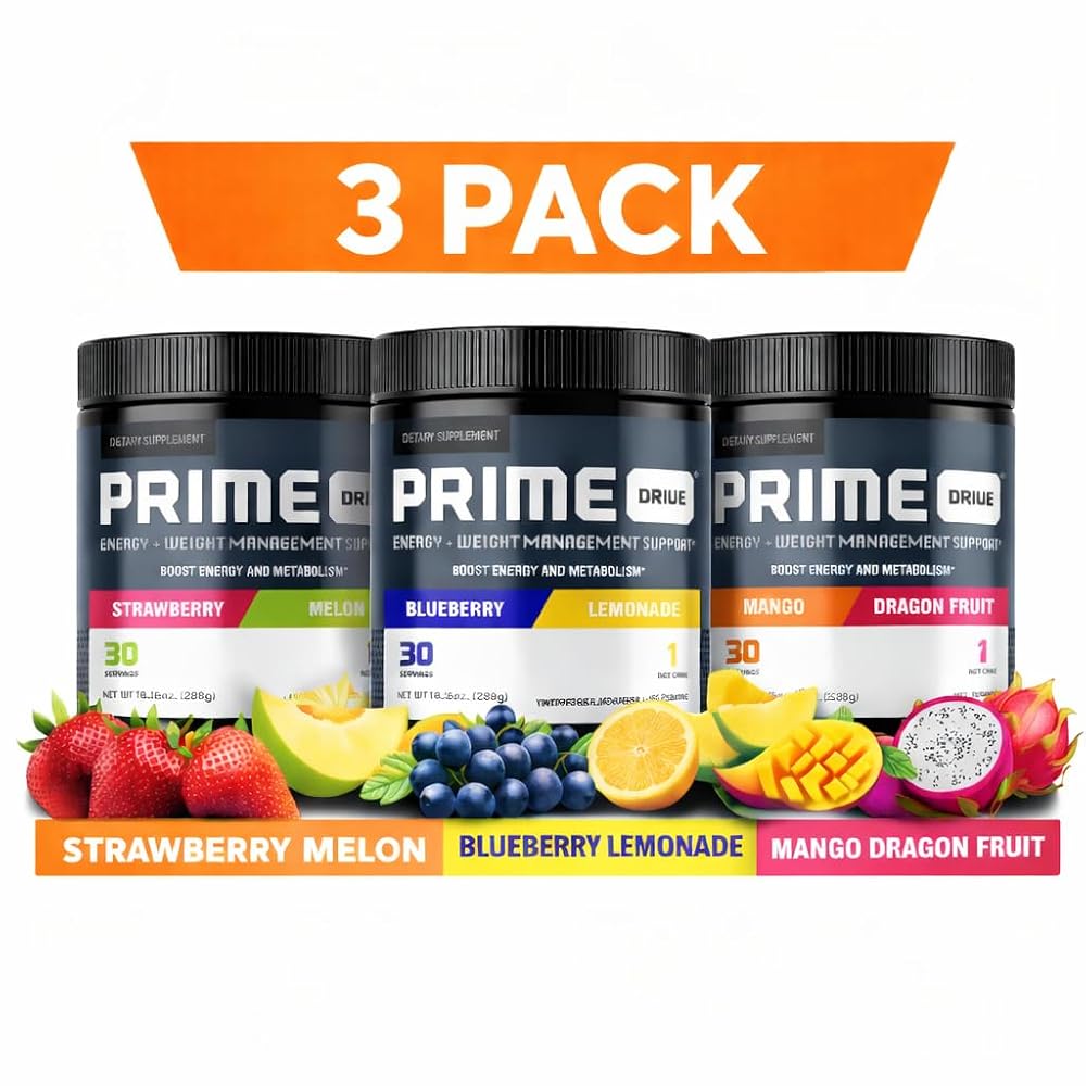 Complete Nutrition Prime Drive 3-Pack Energy & Metabolism Powder - image 2