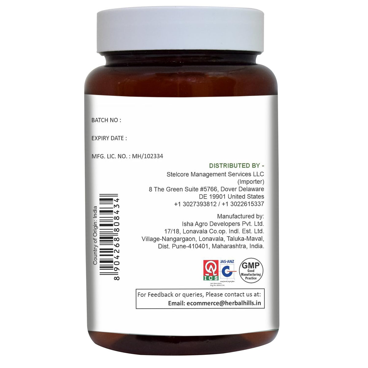 HERBAL HILLS Aloe Vera Capsules 500 mg - 120 Capsules - image 3