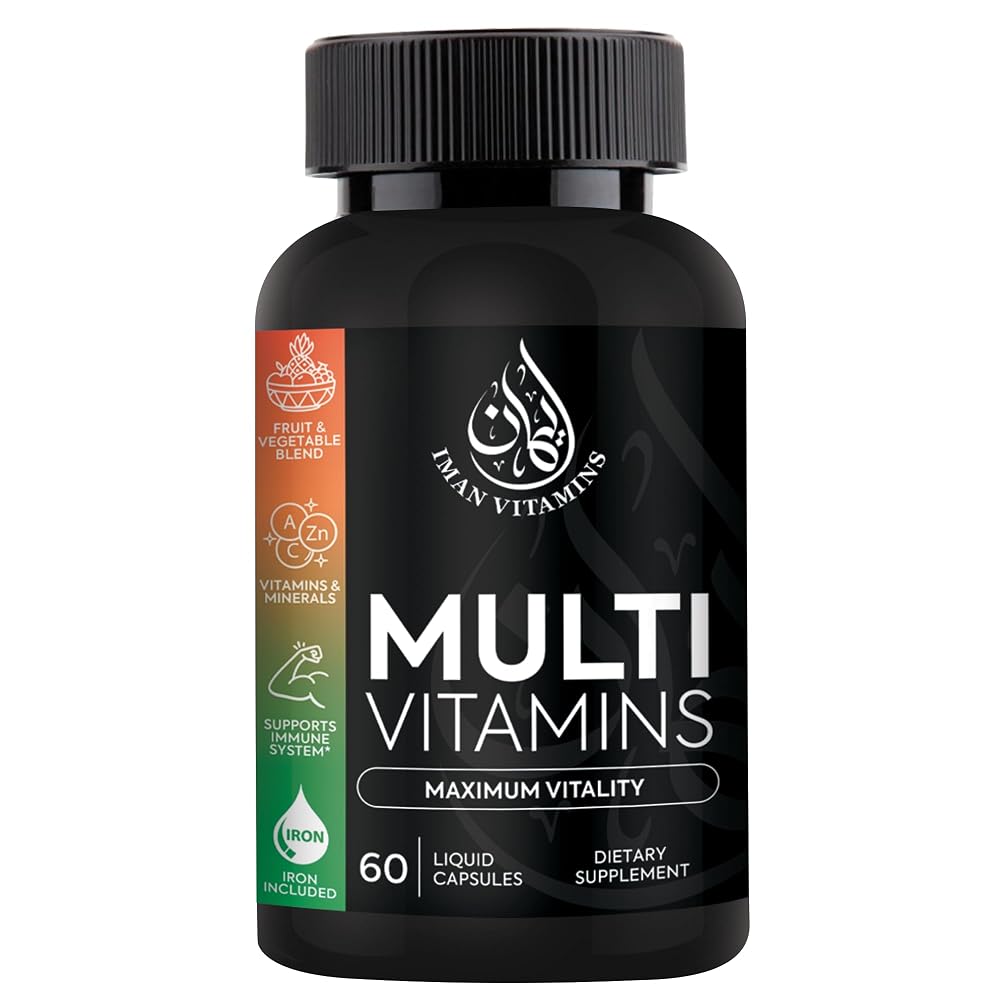 Iman Vitamins Halal Complete Multivitamin - 60 Capsules