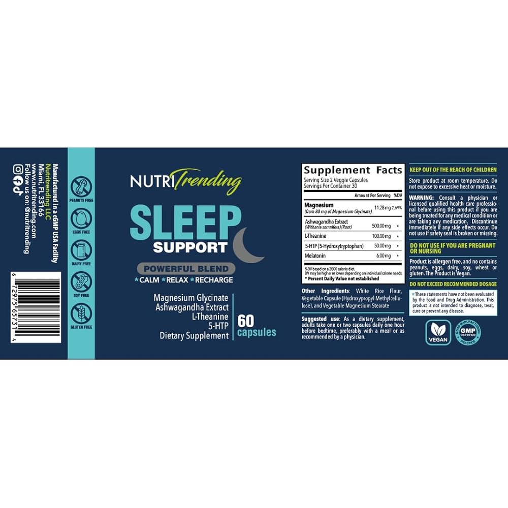 NUTRITRENDING Sleep Support - 1 Bottle - image 7