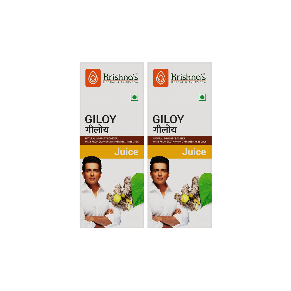 Krishna's Herbal & Ayurveda Geloy Juice - 500 ml (Pack of 2)