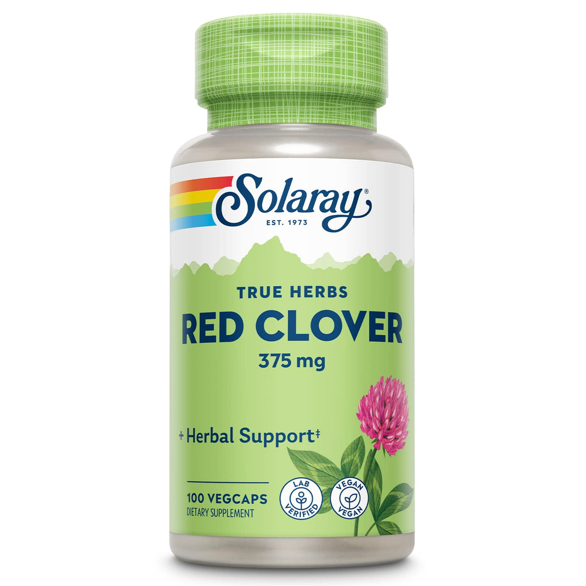 SOLARAY Red Clover 375 mg Women's Health Herbal Support