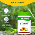 OZIVA Plant Based Vitamin E with Aloe Vera & Argan Oil - 30 Vegetarian Capsules - image 6