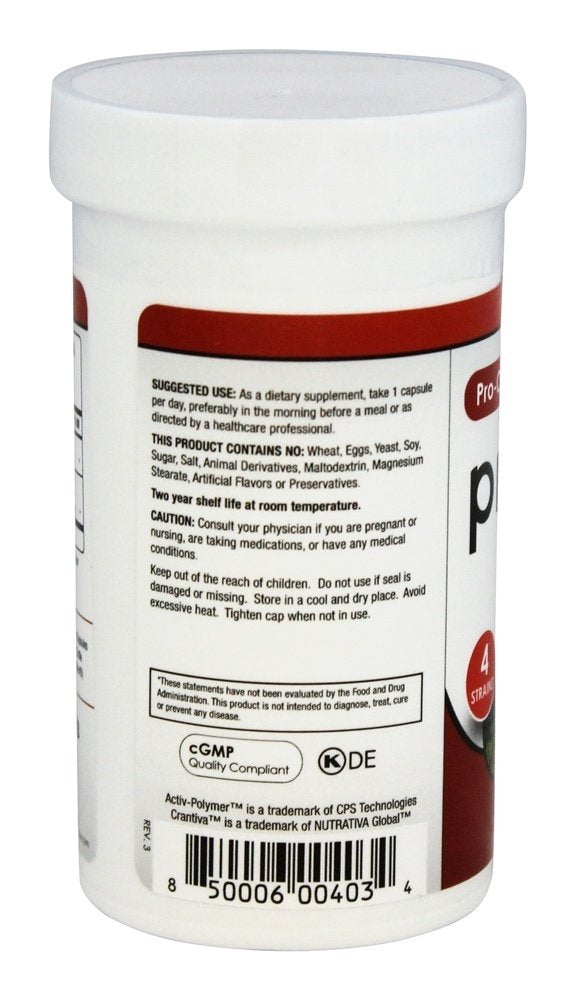 Probium Pro-Cran Blend 6B Probiotic - 60 Vegetarian Capsules - image 3