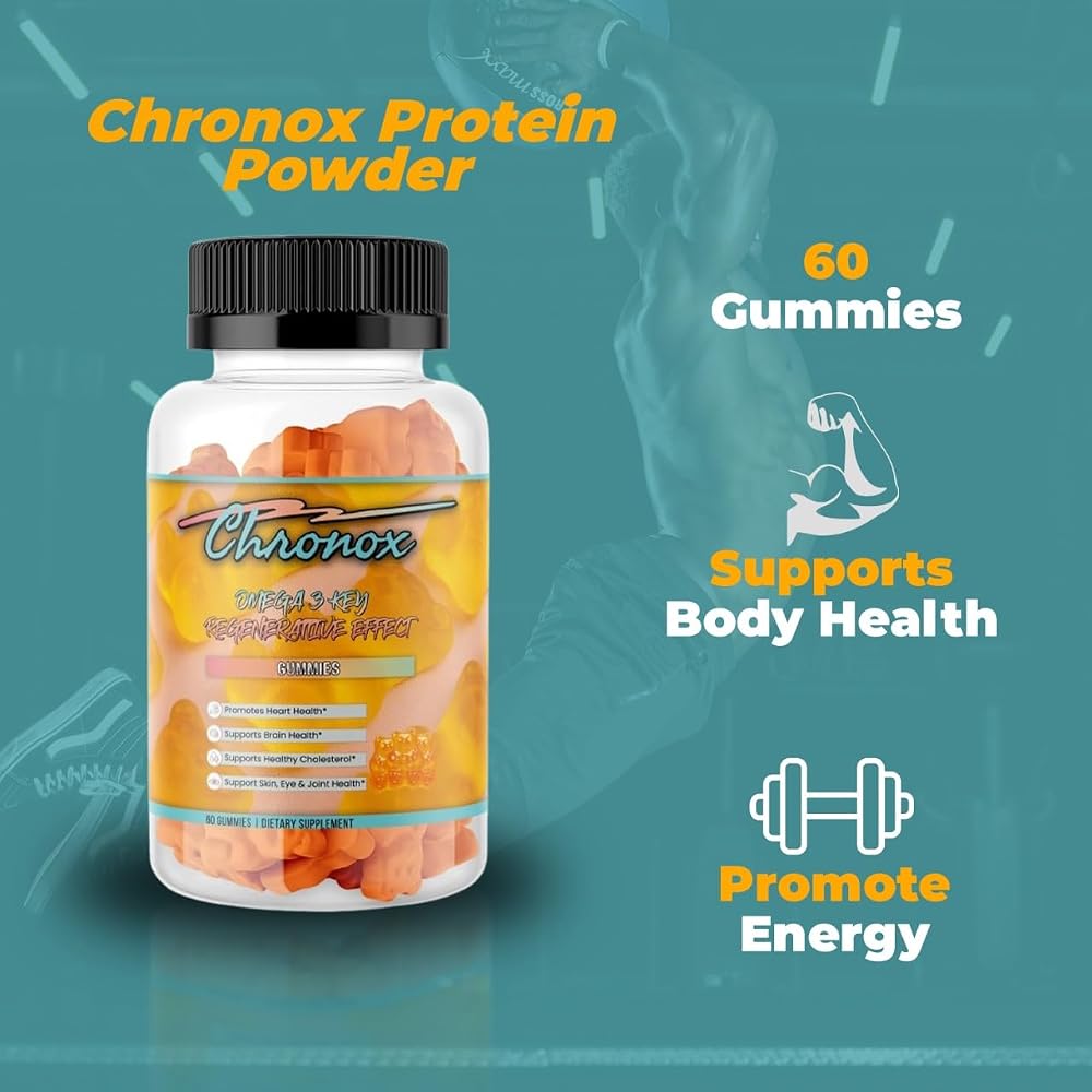 Chronox Omega 3 Fish Oil Gummies Orange Flavor - 1 Count - image 2