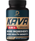 DEDICAD Kava Kava Capsules with Ashwagandha & Valerian - 90 Capsules