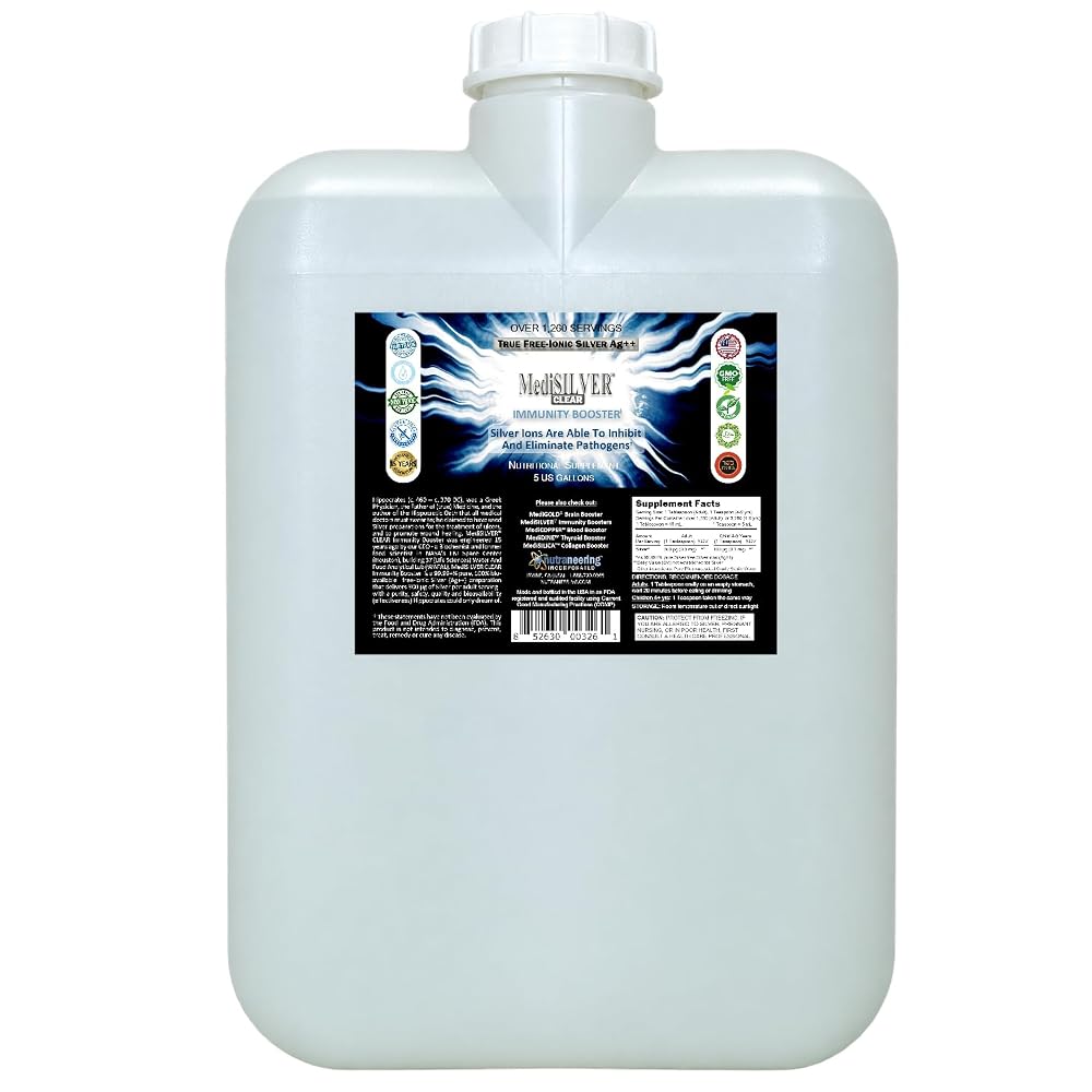 MediSILVER CLEAR Ionic Silver Dietary Supplement - 640 Fl Oz - image 2
