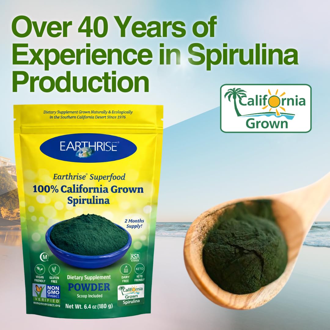Earthrise Spirulina Natural Powder - 32 oz - image 8