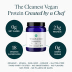 Ora Organic Vegan Protein Powder Unsweetened - 20 Servings - image 2