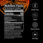 MitoQ Longevity Cellular Water Powdered Drink Mix Orange - 30 Packets - image 3