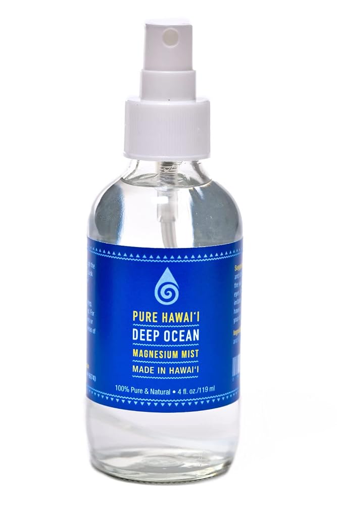 Kona Sea Salt Pure Hawaii Deep Ocean Magnesium Mist Spray - 4 Fl Oz