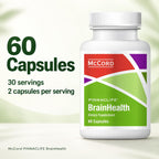 Pinnaclife McCord BrainHealth Brain Supplement for Memory & Focus - 60 Capsules - image 6