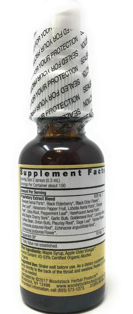Woodstock Herbal Products C&F On The Go Spray - 1 Fl Oz - image 2