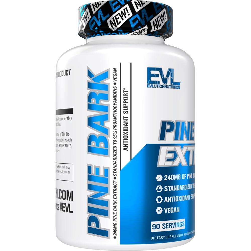 Evlution EVL Pine Bark Extract Antioxidant Support - 90 Capsules - image 4