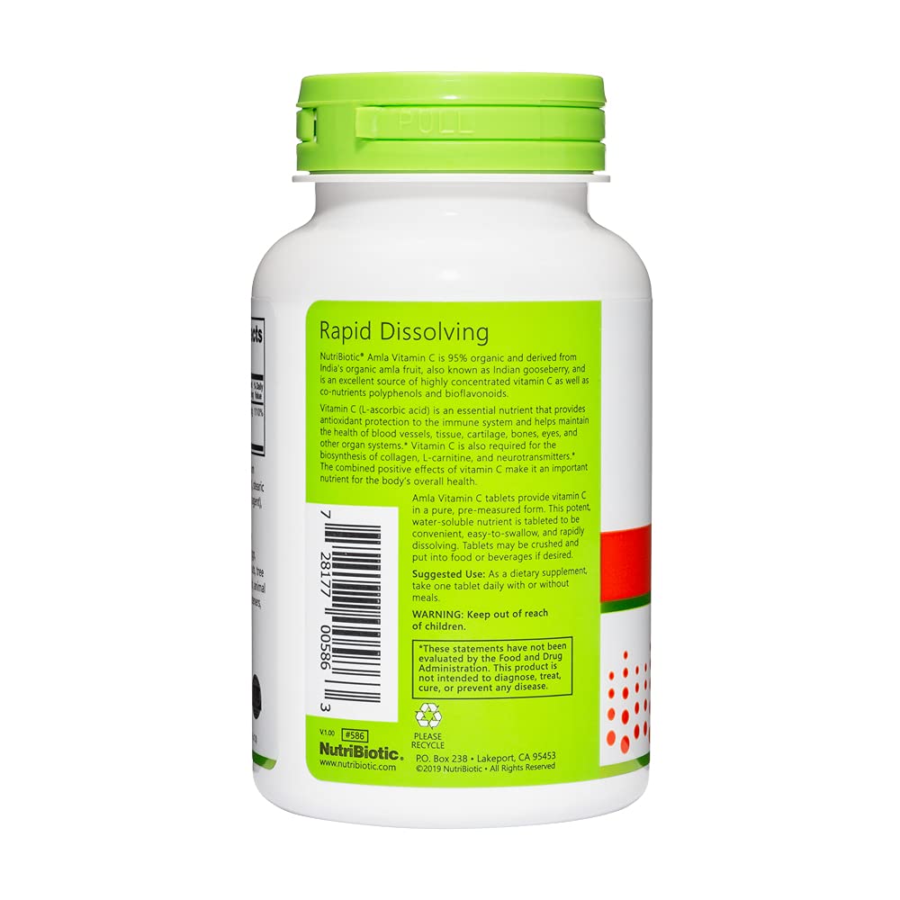 NutriBiotic Amla Vitamin C Antioxidant Support - 60 Tablets - image 2